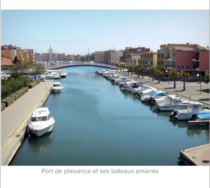 L Appart D Ange 1 Idealement Situe 37M2 Entre Port Et Village Gruissan Exteriér fotografie